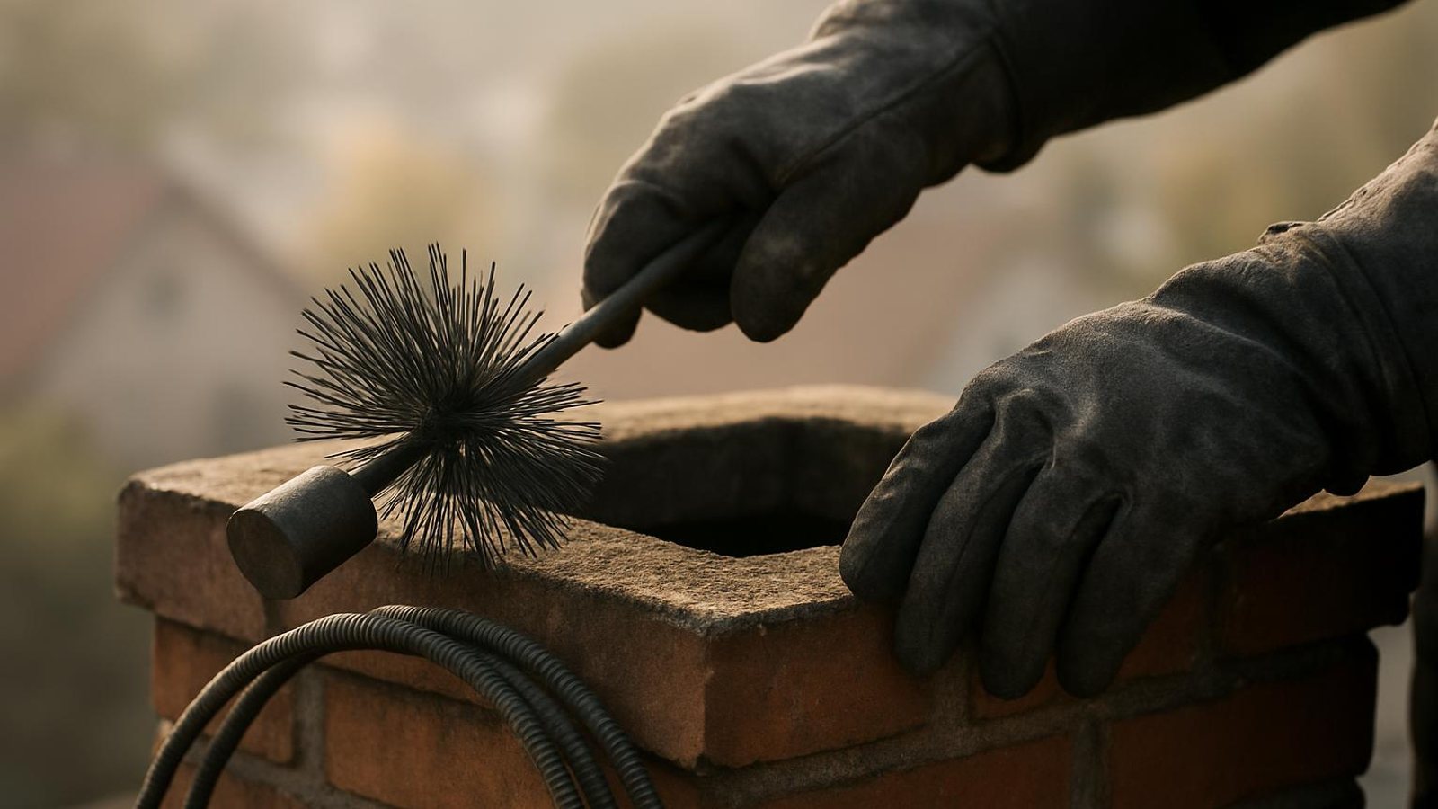 Practical chimney sweep & inspection in Rosslyn